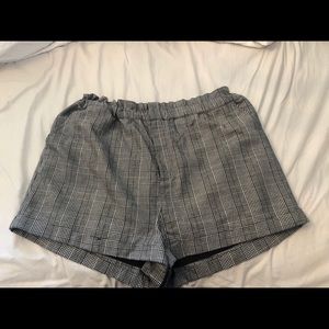 Forever 21 Gingham Paper Bag Shorts